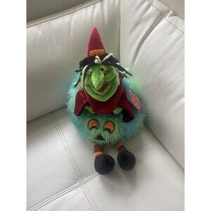 Y2K Collectable Discontinued Meijer Halloween Witch & Pumpkin Plush By Caltoy 03
